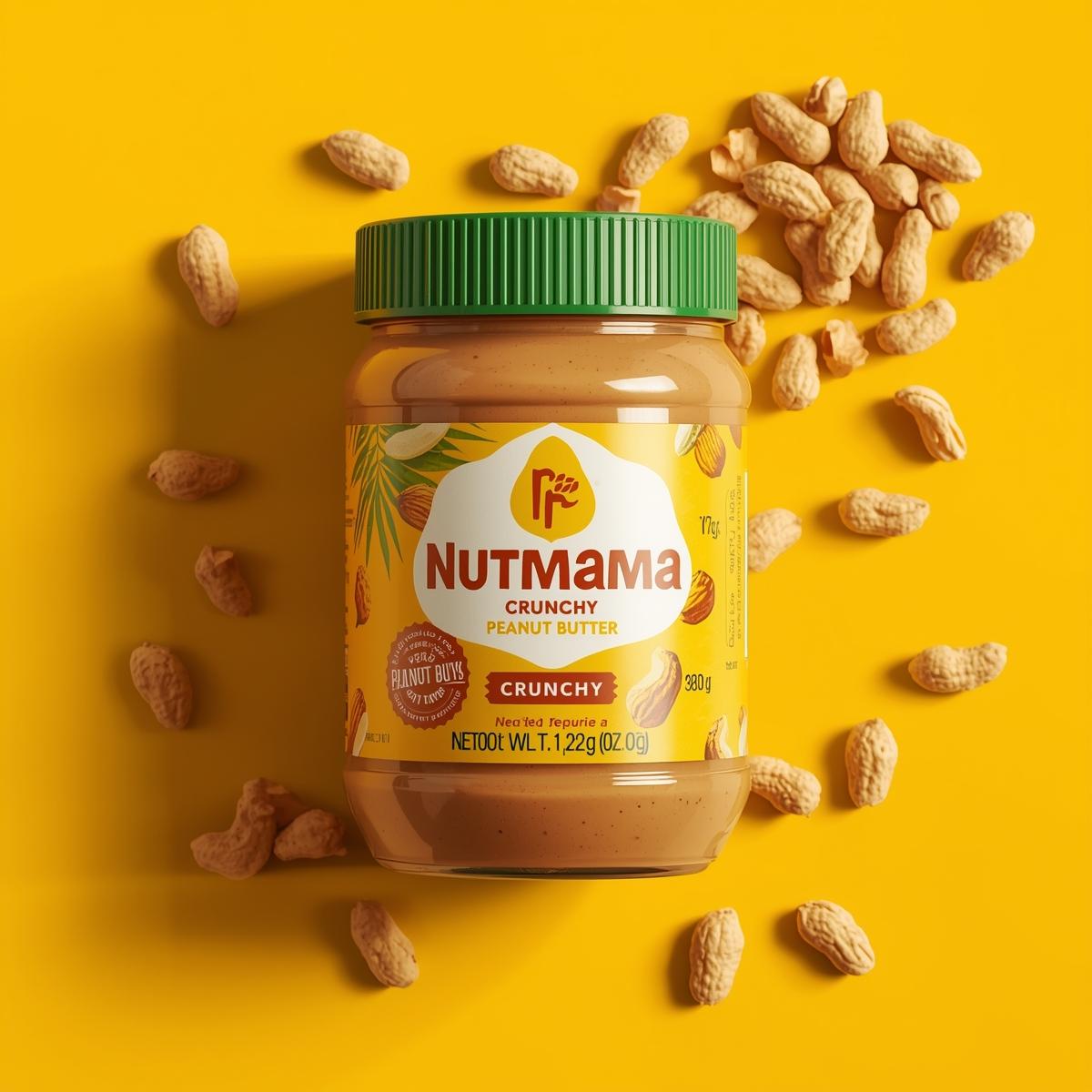 Nutmama Premium Organic Crunchy Peanut Butter